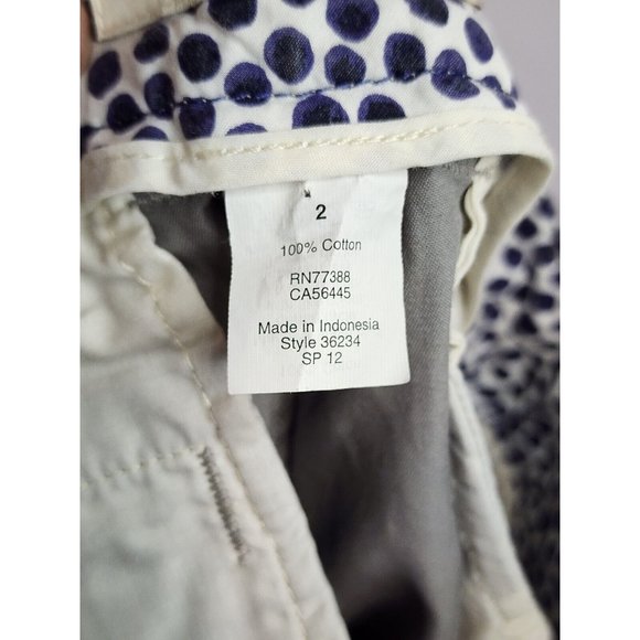 J Crew Shorts Womens 2 Gray Low Rise Broken In Chino Style Shorts - Picture 10 of 10